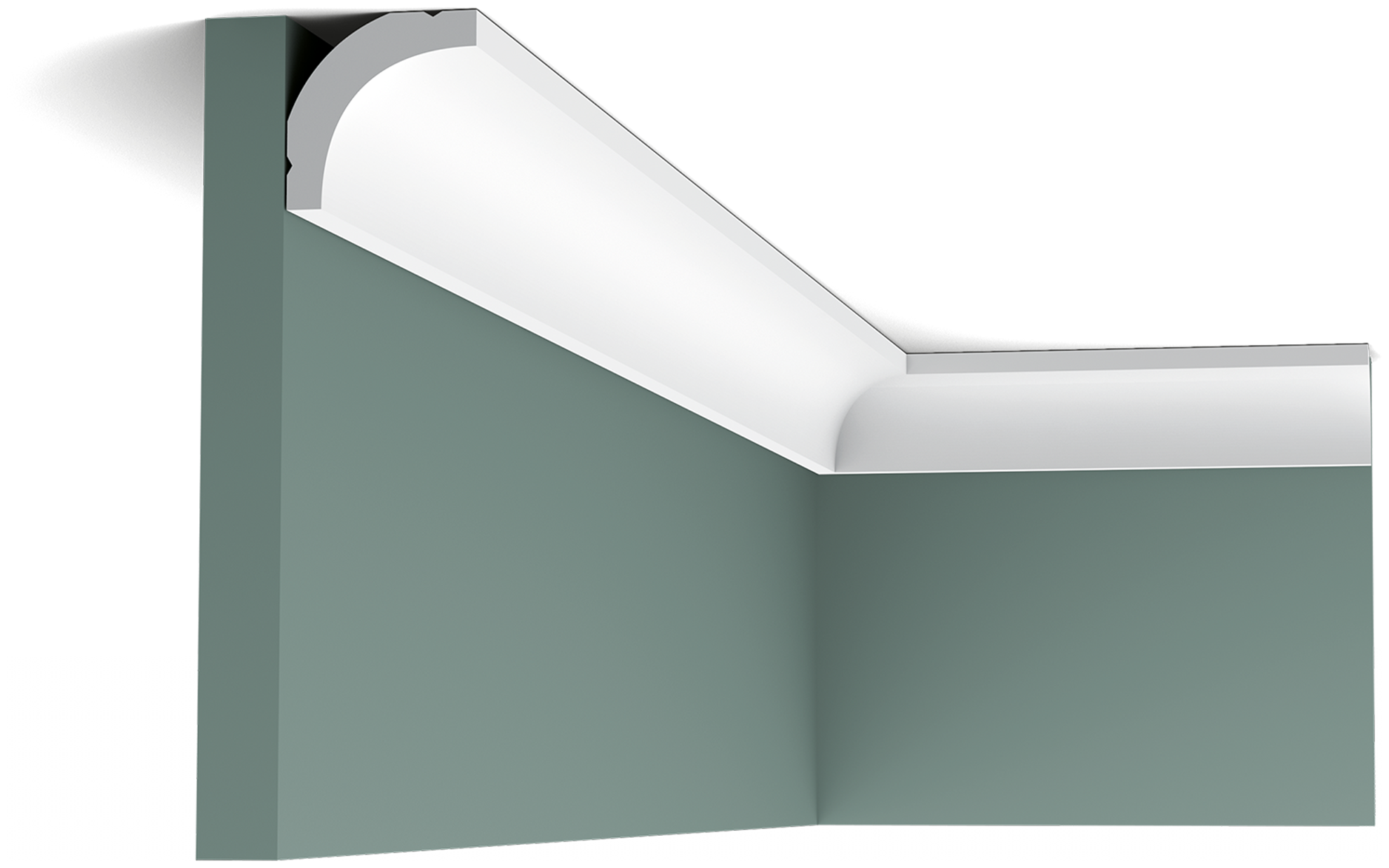 Лепнина Orac Axxent 35х35 мм карниз потолочный для натяжного Durofoam Orac Decor Cb520N