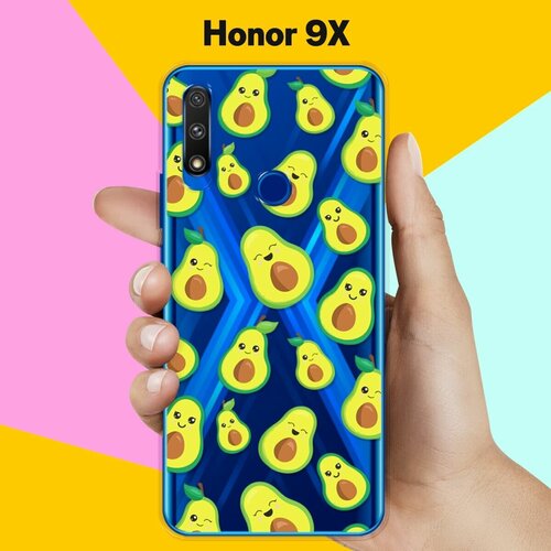 Силиконовый чехол Много авокадо на Honor 9X силиконовый чехол узор из авокадо на honor 9x