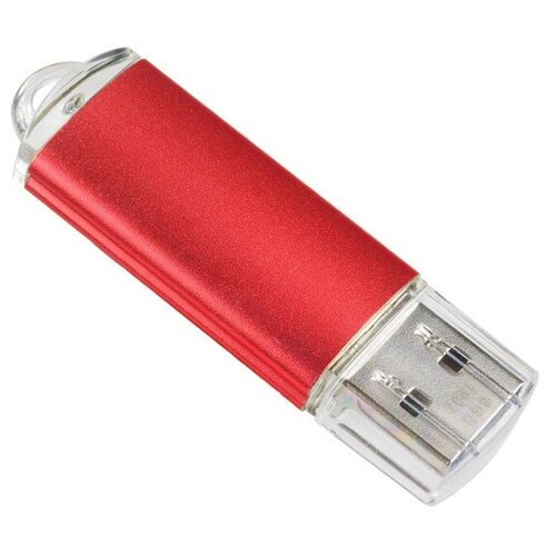 Perfeo USB Drive 64GB E01 Red PF-E01R064ES perfeo usb drive 8gb e01 silver pf e01s008es