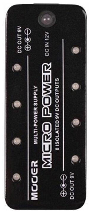 Mooer Micro Power мини-педаль разветвитель питания на 8 эффектов (9В)