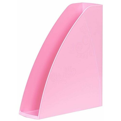 Лоток для бумаг вертикальный 85 мм Attache Selection Flamingo пластиковый розовый
