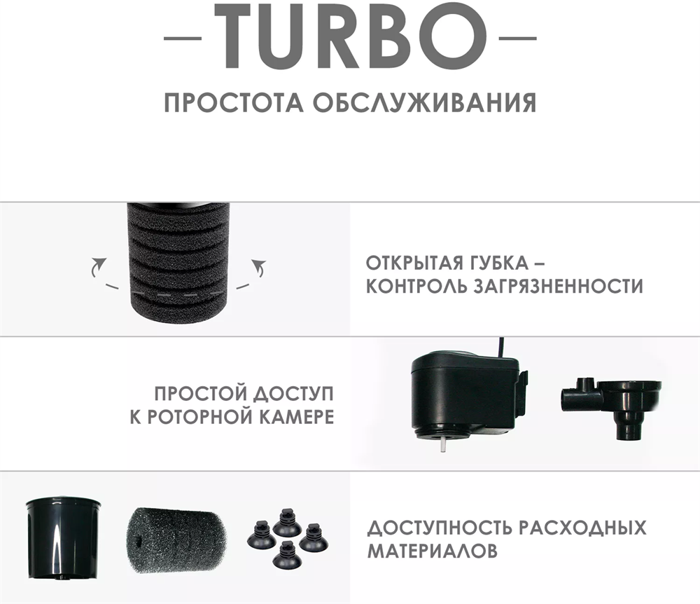 Фильтр внутренний для аквариума AQUAEL TURBO-500, 500 л/ч, до 150л - фото №9