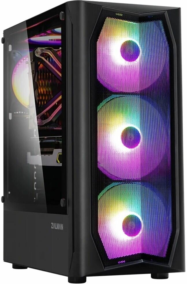 Корпус ATX Miditower Zalman N4 Black