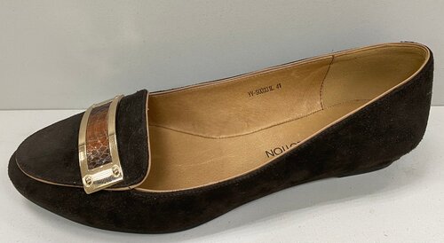 Туфли лодочки  Elche, натуральная замша, полнота 7, размер 41, бесцветный