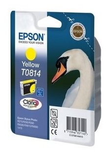 Картридж Epson T0814 Yellow желтый C13T11144A10