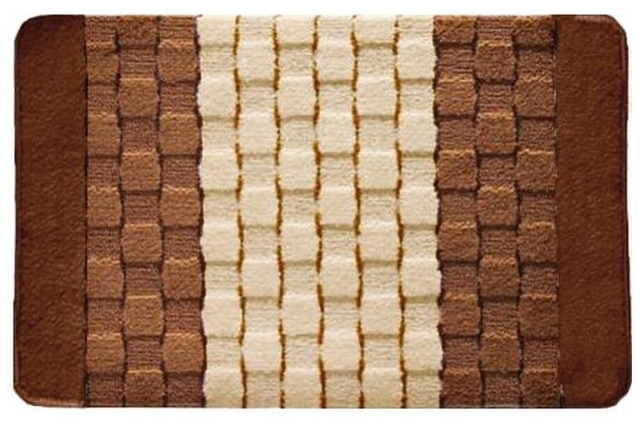 фото Коврик BANYOLIN SILVER из 1-шт 60х100см (коричневый)