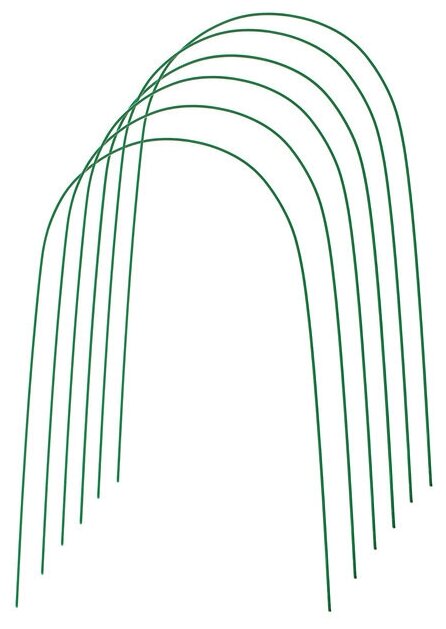 Дуги для парника, металл в кембрике 4 м, d = 10 мм, набор 6 шт.