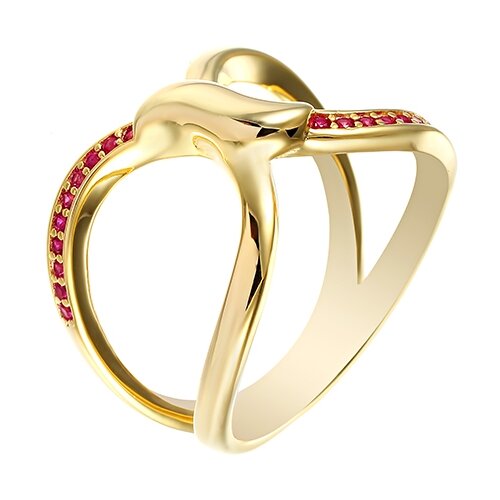 фото Element47 кольцо из серебра 925 пробы с кубическим цирконием 20184r_ko_001_yg, размер 18