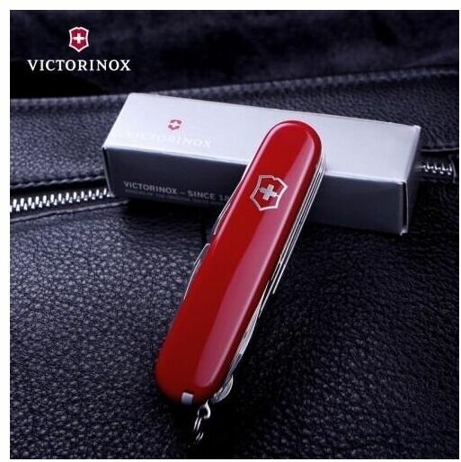 Нож перочинный Victorinox Climber (1.3703.T7) 91мм 14функций серебристый полупрозрачный карт.коробка - фото №19