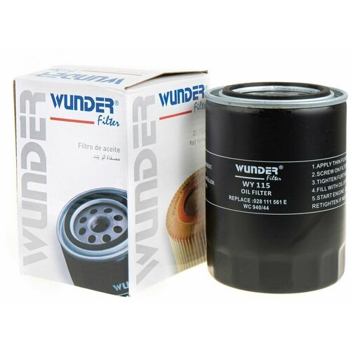 WUNDER-FILTER WY115 Фильтр масляный AD VW ->95 4cyl дизель WUNDER FILTER WY115