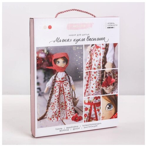 фото Интерьерная кукла "василина", набор для шитья, 18 x 22.5 x 2.5 см арт узор