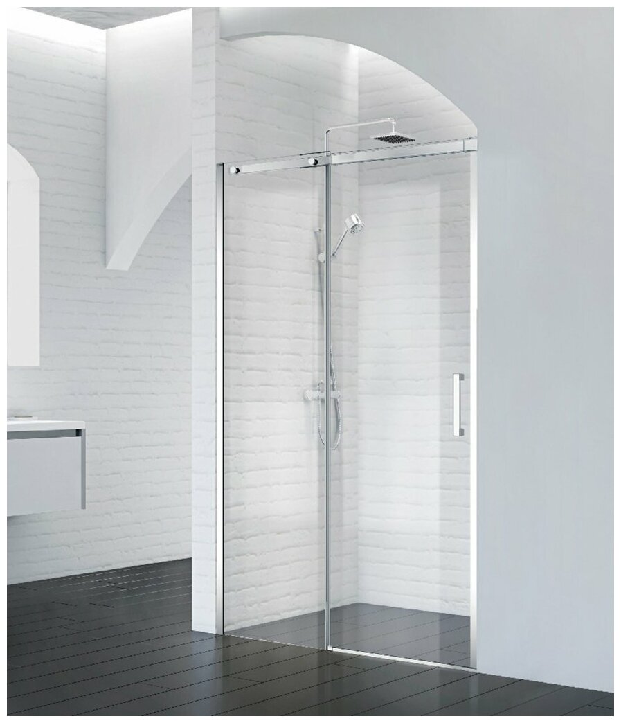 Душевая дверь в нишу BelBagno ACQUA-BF-1-140-C-Cr