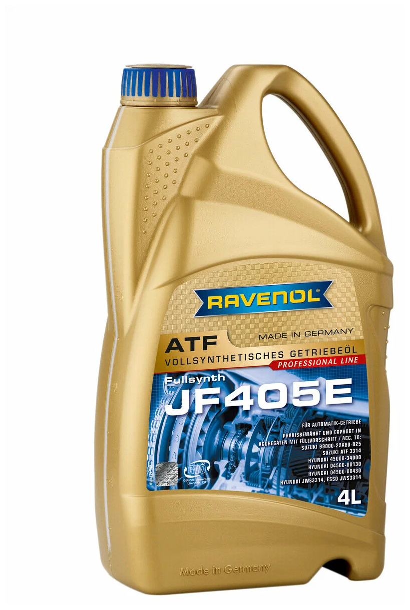 RAVENOL Масло трансмиссионное Ravenol ATF jf405e, синтетическое, 4L 4014835737198