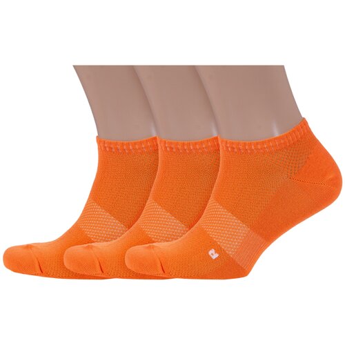 Носки Носкофф, 3 пары, размер 23-25, оранжевый