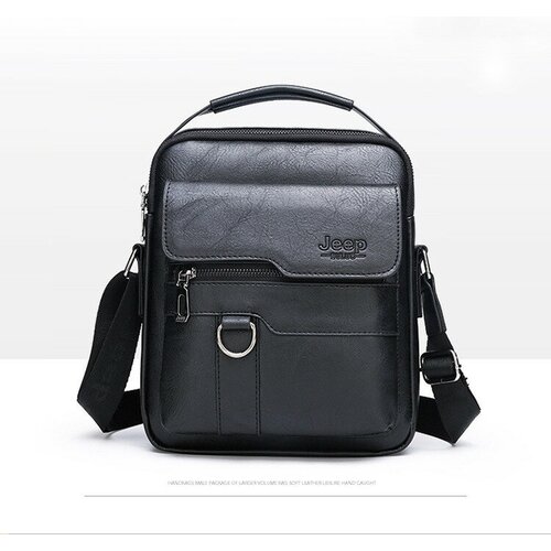 фото Сумка кросс-боди cityfox, фактура гладкая, черный