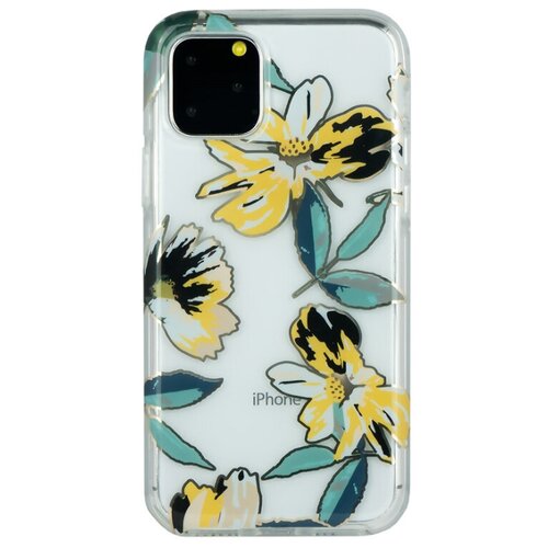фото Накладка devia perfume lily series case для iphone 11 pro max — yellow