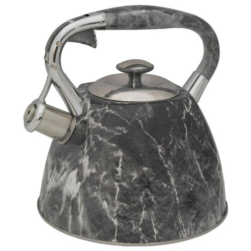 фото Чайник со свистком zeidan z-4186 3,0 л grey