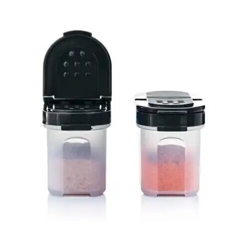 Набор для специй Tupperware 120 мл, 2шт, Черный.