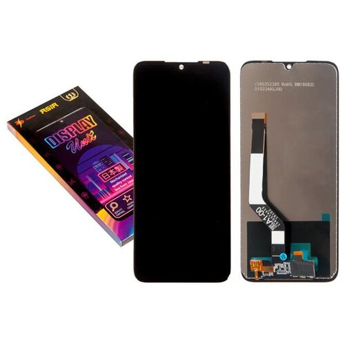 Дисплей (экран) в сборе с тачскрином для Xiaomi Redmi Note 7 черный (ZeepDeep ASIA) / 2340x1080 case on redmi note 7 pro cover tempered glass screen protector for xiaomi ksiomi readmi not 7pro note7 protective phone coque 9h