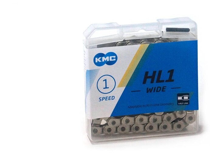 Цепь велосипедная KMC HL1 Wide, 112 зв.