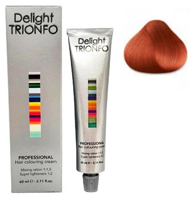 CONSTANT DELIGHT ДТ 1-1 крем-краска стойкая для волос, иссиня-черный / Delight TRIONFO 60 мл - фото №5