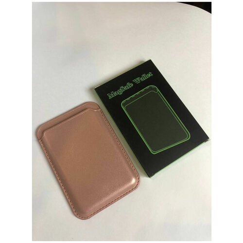 фото Чехол картхолдер magsafe wallet на телефон для банковских карт, пропуска purple, cardholder магнитный, магсейф держатель для карт из экокожи в подарок нет бренда