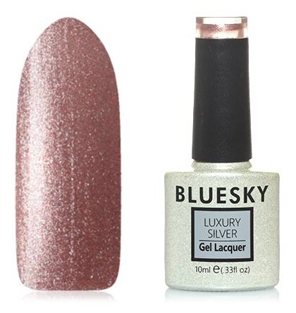 Bluesky, Гель-лак Luxury Silver №409