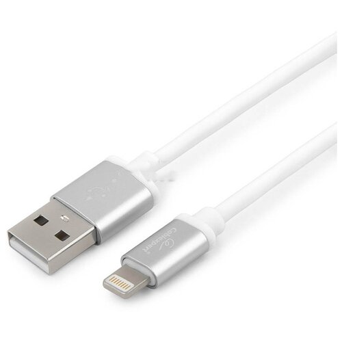 Кабель Gembird Cablexpert Silver Series USB - Lightning 3m White CC-S-APUSB01W-3M аксессуар ldnio ls553 usb lightning 3m white ld c3834