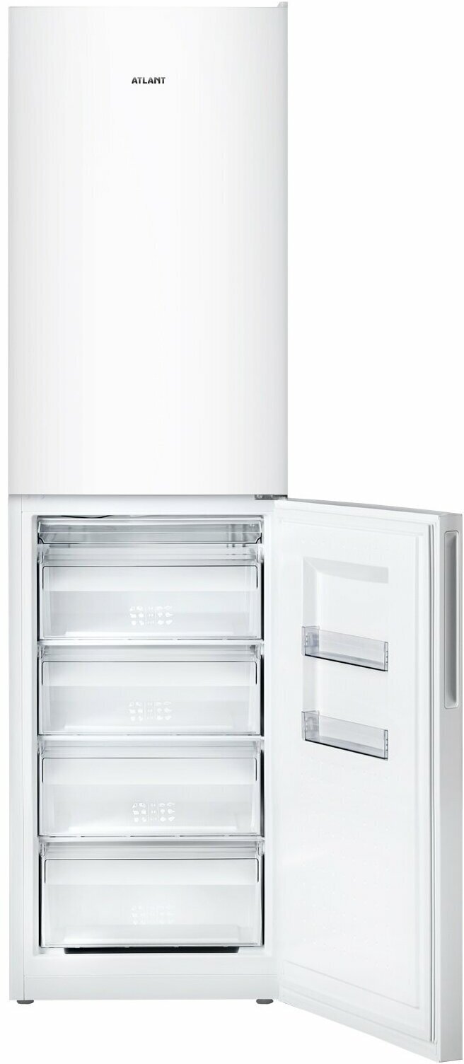Холодильник АТЛАНТ , двухкамерный, белый - фото №4