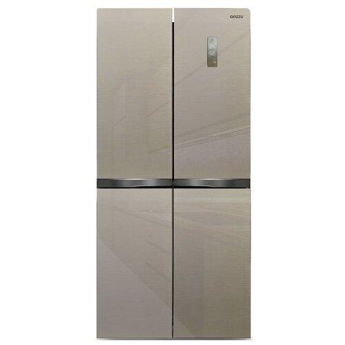 Холодильник Ginzzu NFI-4414 White glass