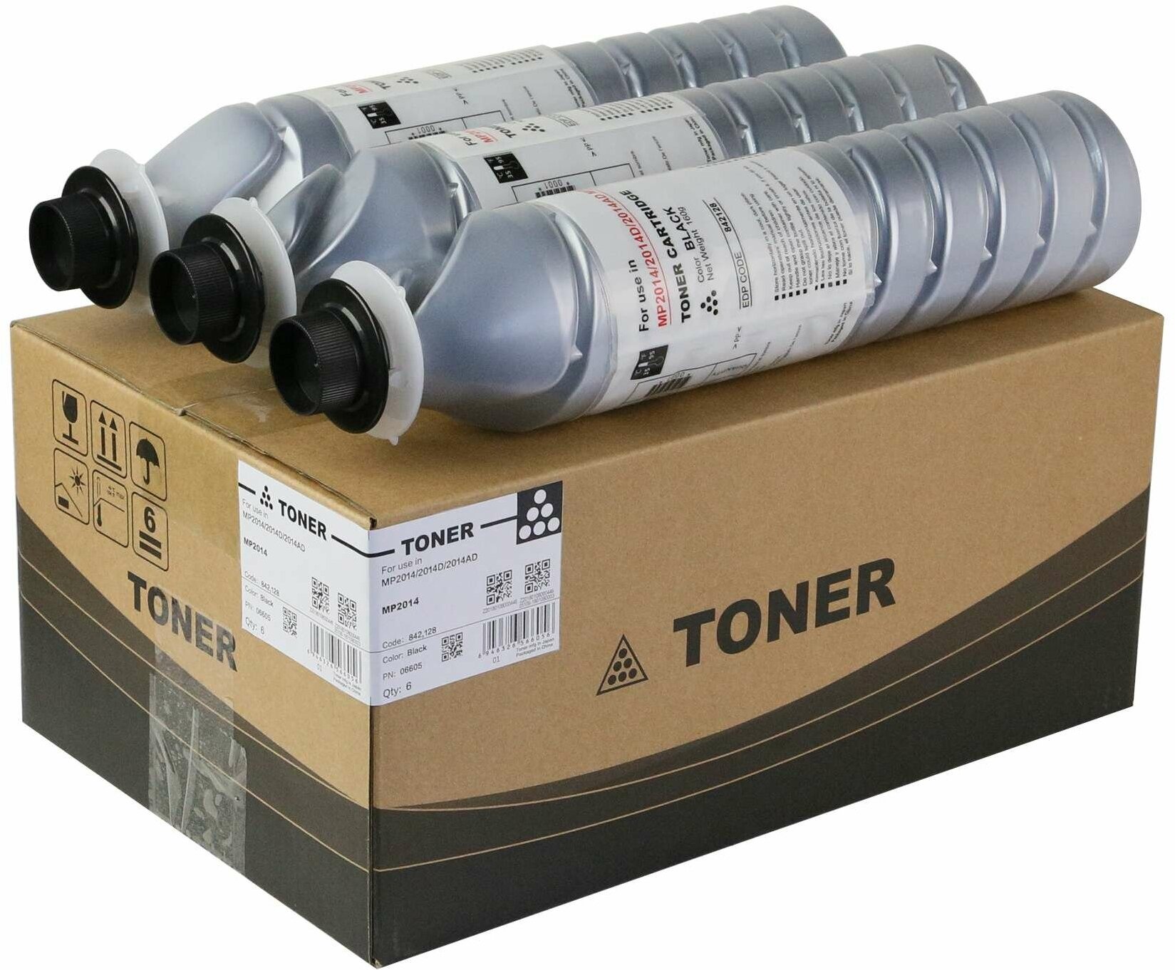 Тонер-картридж CET (CPP) для RICOH MP2014/2014D (аналог 842128/ MP2014) (CET), 160г, 4000 стр., CET6605