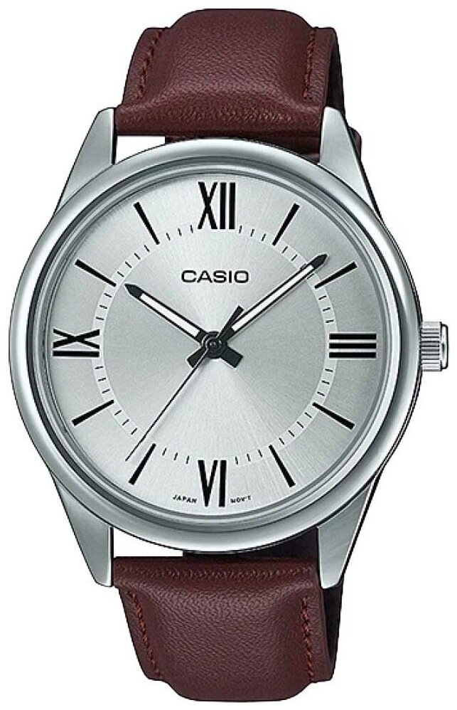 Наручные часы CASIO Collection MTP-V005L-7B5, мультиколор, коричневый