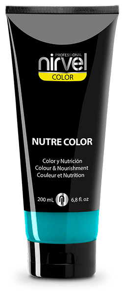 Nirvel Nutre Color Гель-маска для волос бирюзовый, 200 мл