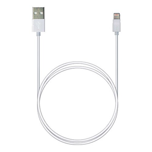 Кабель ROBITON P7 USB - Lightning, 1 м, белый кабель robiton robiton p7 usb a 8pin applelightning charge
