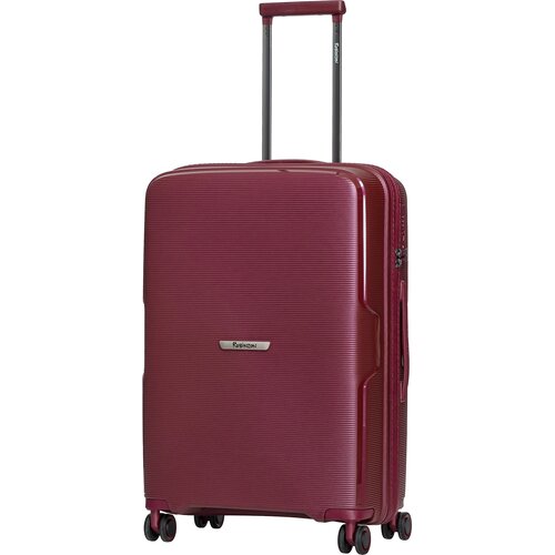 Чемодан Robinzon Santorini Deluxe, 70 л, размер M, красный