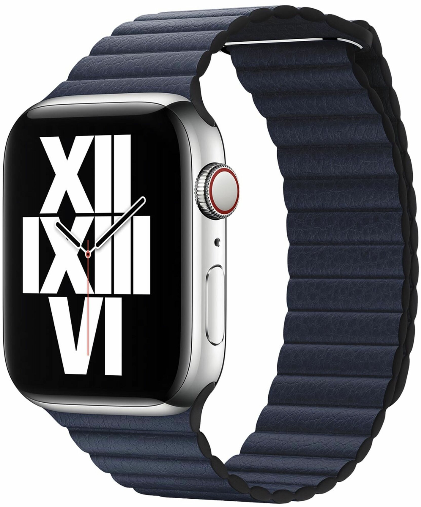 Ремешок Apple Leather Loop Diver Blue M для Apple Watch 42-44-45-49mm MGXC3ZM/A