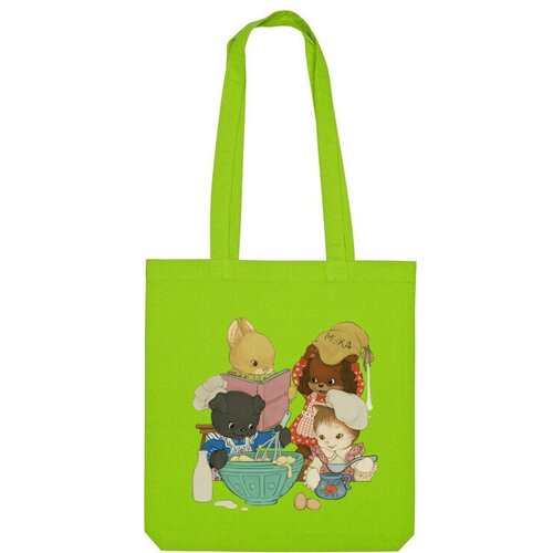 фото Сумка шоппер us basic, зеленый