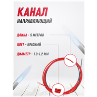 Канал направляющий 1.0-1.2 красный 5 м ATL0567