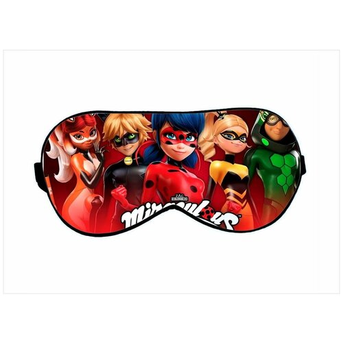 фото Маска для сна леди баг и супер кот №10 mewni-shop