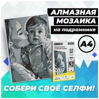 QBRIX Алмазная фотомозаика на подрамнике ORIGINAL A4