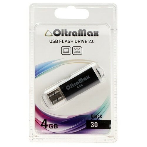 USB флэш-накопитель OLTRAMAX OM004GB30-В черный