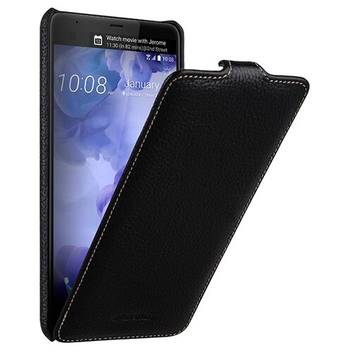 фото Чехол-флип mypads для htc u ultra вертикальный откидной черный из натуральной кожи