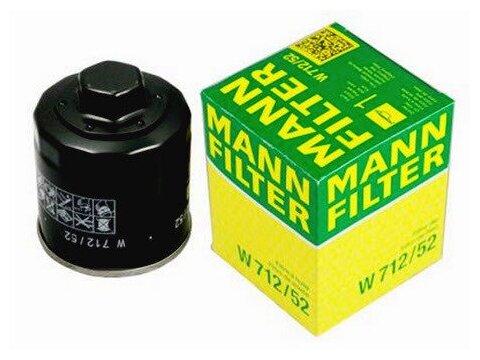 Фильтр масляный MANN-FILTER W 712/52 (W71252)