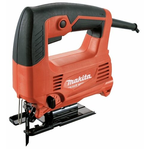 Электролобзик Makita M4301, 450 Вт красный лобзик 570 вт 0 3000 ход мин бзп маятник 65 мм рез накл коробка