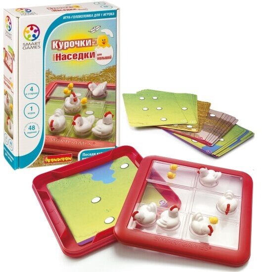 Игра-головоломка Bondibon ВВ3799 Smart Games Курочки-Наседки