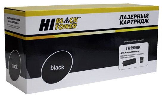 Картридж Hi-Black HB-TK-590Bk, 7000 стр, черный