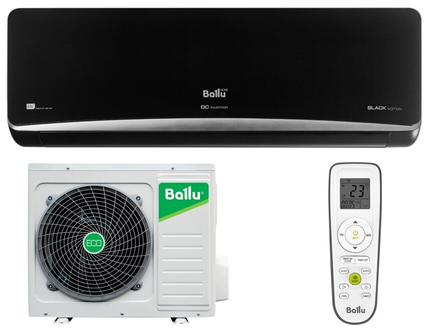 Внутренний блок кондиционера Ballu Platinum ERP DC Inverter Black Edition BSPI/in-13H - фото №10