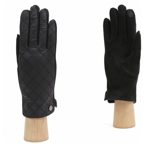 фото Перчатки fabretti, демисезон/зима, размер 7, черный