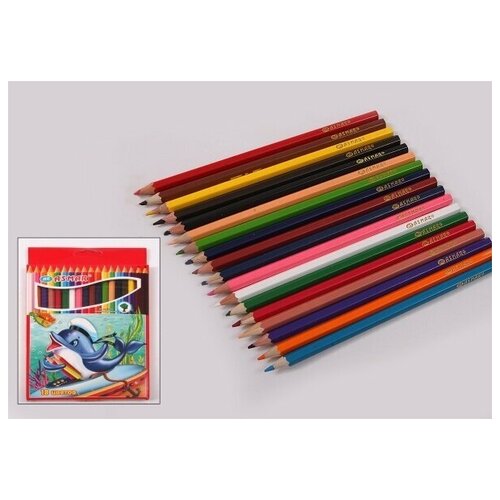 Набор цветных карандашей Супермягкие 24 цвета. набор карандашей цветных staedtler karat aquarell 24 цвета металличеcкий пенал 24 цвета