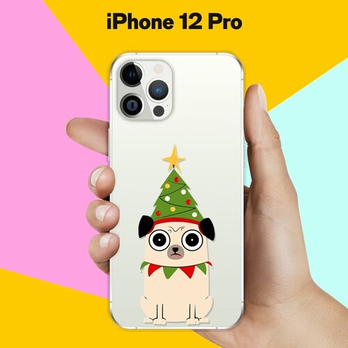 силиконовый чехол новогодний елка пёс на apple iphone 11 pro max Силиконовый чехол новогодний Елка-Пёс на Apple iPhone 12 Pro